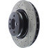 127.22015R by CENTRIC - Slotted Drilled Rotor