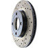 Centric 127.33018R Disc Brake Rotor StopTech Sport Slotted & Drilled Rotor