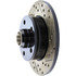 127.33035L by CENTRIC - Slotted Drilled Rotor