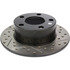 Centric 127.33038L Disc Brake Rotor Slotted Drilled Rotor