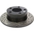 Centric 127.33038CL Disc Brake Rotor Sportstop Cryo Drilled & Slotted Rotor, Left