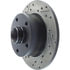 Centric 127.33048R Disc Brake Rotor and Hub Assembly Slotted Drilled Rotor