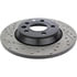 Centric 127.33076R Disc Brake Rotor Slotted Drilled Rotor