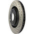 Centric 127.33088L Disc Brake Rotor Slotted Drilled Rotor