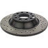 127.33104R by CENTRIC - Slotted Drilled Rotor