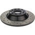 127.33104L by CENTRIC - Slotted Drilled Rotor