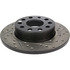 127.33105L by CENTRIC - Slotted Drilled Rotor