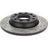 127.33108L by CENTRIC - Slotted Drilled Rotor