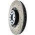 127.33112R by CENTRIC - Slotted Drilled Rotor