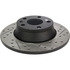 Centric 127.33119L Disc Brake Rotor Slotted Drilled Rotor