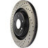 127.33125R by CENTRIC - Slotted Drilled Rotor