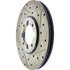 127.44017L by CENTRIC - Slotted Drilled Rotor