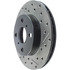 Centric 127.44075CL Disc Brake Rotor Sportstop Cryo Drilled & Slotted Rotor, Left