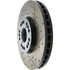 Centric 127.44083CL Disc Brake Rotor Sportstop Cryo Drilled & Slotted Rotor, Left