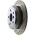 127.44085R by CENTRIC - Slotted Drilled Rotor