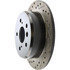 127.44085R by CENTRIC - Sport Drilled & Slotted Rotor, Right