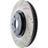 Centric 127.44104CR Disc Brake Rotor Sportstop Cryo Drilled & Slotted Rotor, Right