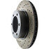 127.44112R by CENTRIC - Slotted Drilled Rotor