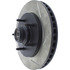Centric 126.65063CSL Disc Brake Rotor and Hub Assembly Cryo Sport Slotted Rotor, Left
