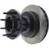 Centric 126.65074CSL Disc Brake Rotor and Hub Assembly Cryo Sport Slotted Rotor, Left