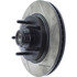 Centric 126.65080SL Disc Brake Rotor and Hub Assembly StopTech Sport Slotted