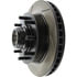 Centric 126.66027CSR Disc Brake Rotor and Hub Assembly Cryo Sport Slotted Rotor, Right