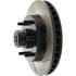 Centric 126.66035SL Disc Brake Rotor and Hub Assembly StopTech Sport Slotted