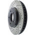 Centric 127.61085R Disc Brake Rotor Slotted Drilled Rotor