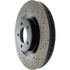 127.61090CL by CENTRIC - Sportstop Cryo Drilled & Slotted Rotor, Left