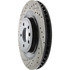 127.61098R by CENTRIC - Slotted Drilled Rotor