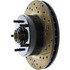 127.62000CL by CENTRIC - Sportstop Cryo Drilled & Slotted Rotor, Left