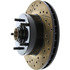 127.62000R by CENTRIC - Slotted Drilled Rotor