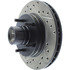 127.62013R by CENTRIC - Slotted Drilled Rotor