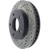 127.62017CR by CENTRIC - Sportstop Cryo Drilled & Slotted Rotor, Right