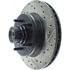 Centric 127.62035CL Disc Brake Rotor and Hub Assembly Sportstop Cryo Drilled & Slotted Rotor, Left