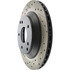 127.62041R by CENTRIC - Slotted Drilled Rotor