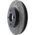 Centric 127.62072CR Disc Brake Rotor Sportstop Cryo Drilled & Slotted Rotor, Right