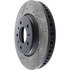 127.62073R by CENTRIC - Slotted Drilled Rotor