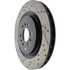 Centric 127.62076CR Disc Brake Rotor Sportstop Cryo Drilled & Slotted Rotor, Right