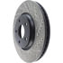 Centric 127.62078CL Disc Brake Rotor Sportstop Cryo Drilled & Slotted Rotor, Left