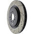 Centric 127.62076R Disc Brake Rotor Slotted Drilled Rotor