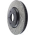 Centric 127.62078CR Disc Brake Rotor Sportstop Cryo Drilled & Slotted Rotor, Right
