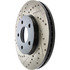 127.62095R by CENTRIC - Slotted Drilled Rotor