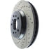 Centric 127.62098CR Disc Brake Rotor Sportstop Cryo Drilled & Slotted Rotor, Right