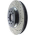 Centric 127.62098CL Disc Brake Rotor Sportstop Cryo Drilled & Slotted Rotor, Left