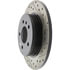 Centric 127.62101CL Disc Brake Rotor Sportstop Cryo Drilled & Slotted Rotor, Left