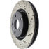 Centric 127.62114CL Disc Brake Rotor Sportstop Cryo Drilled & Slotted Rotor, Left