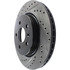 127.62127R by CENTRIC - Slotted Drilled Rotor