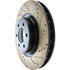 127.63036L by CENTRIC - Slotted Drilled Rotor