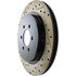 127.63037R by CENTRIC - Slotted Drilled Rotor